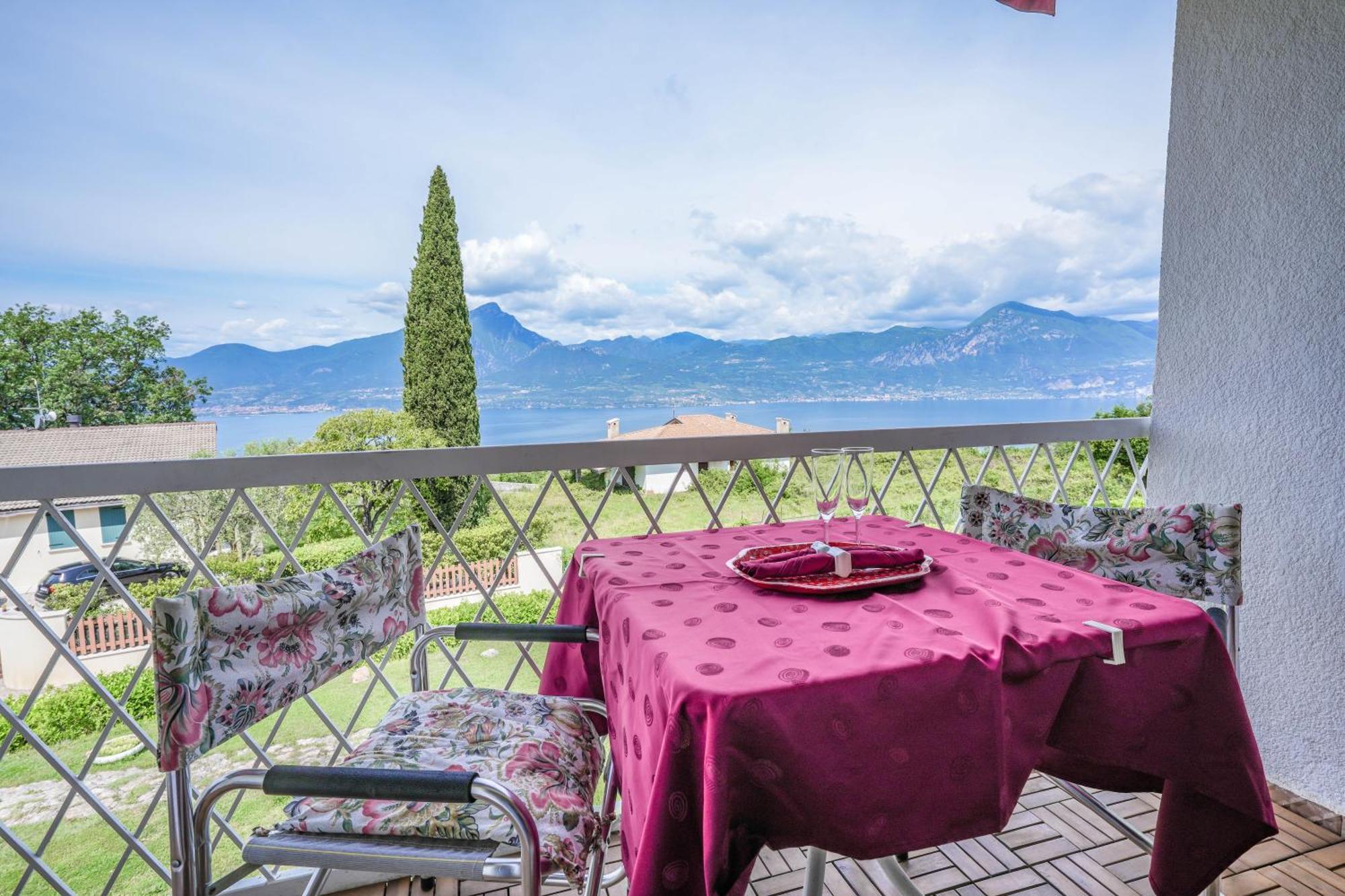 Apartamento Garda Panoramic House Albisano Exterior foto